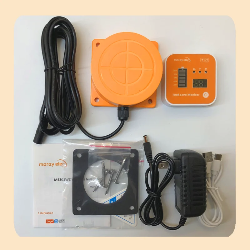 Me201r tuya app ультразвуковой датчик уровня с жк-дисплеем - Фотография_6