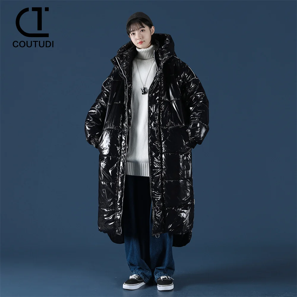 Coutudi-женский яркий длинный пуховик - Фотография_5