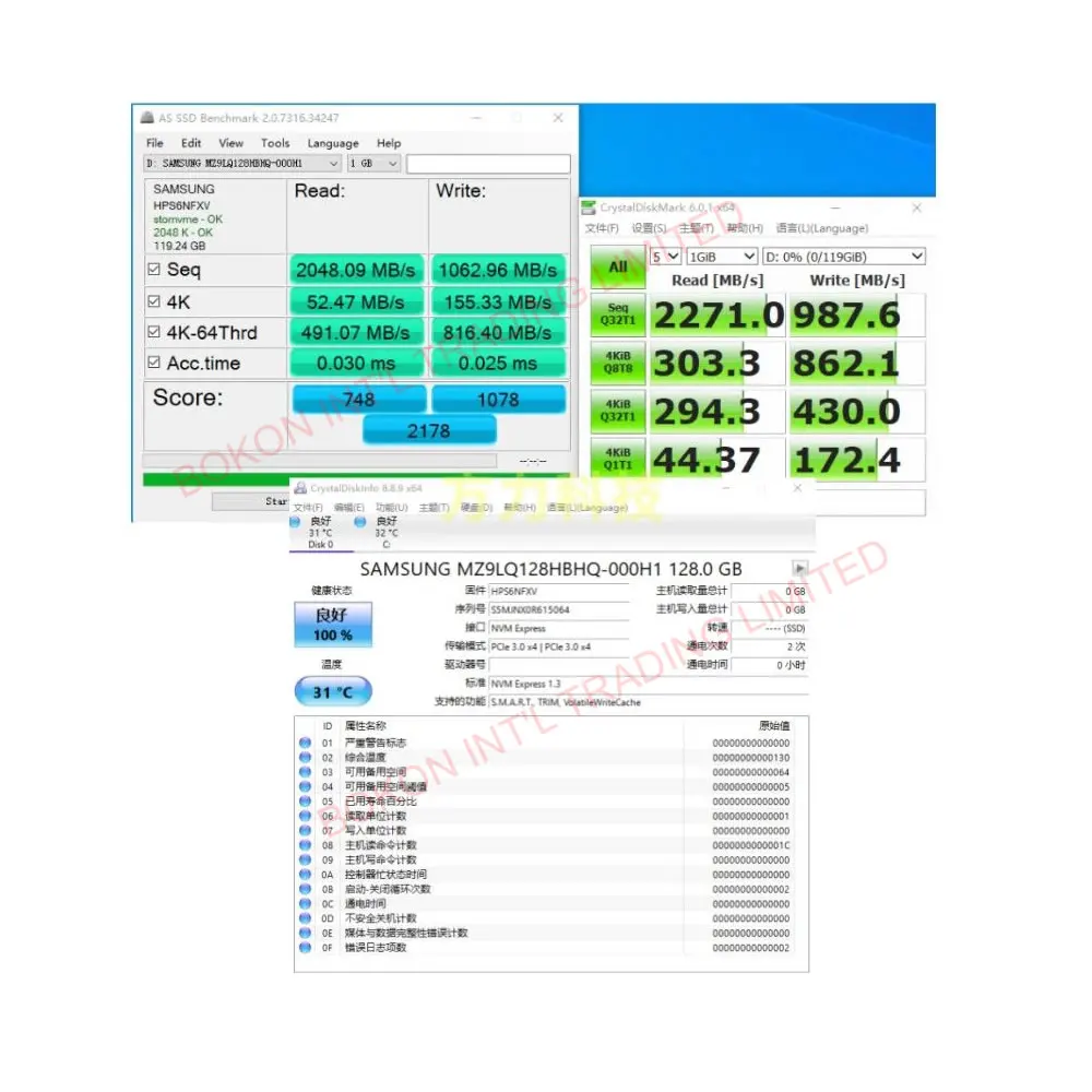 Ssd 128 гб pm991 внутренний твердотельный накопитель m - Фотография_3