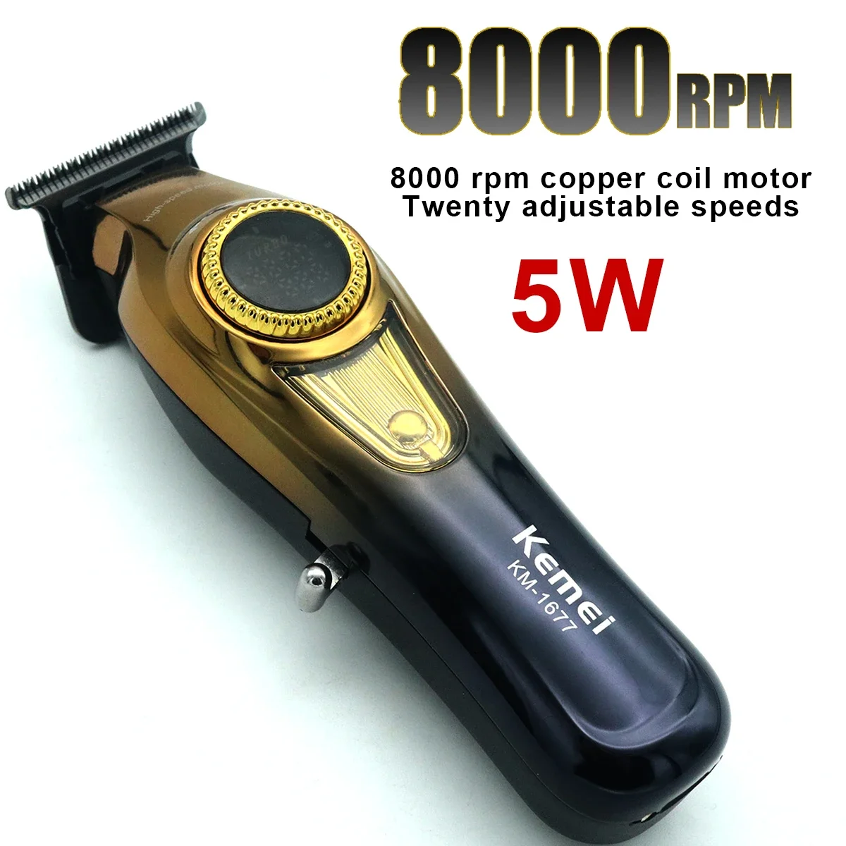 Kemei km-1677 триммер для волос для мужчин - Фотография_3