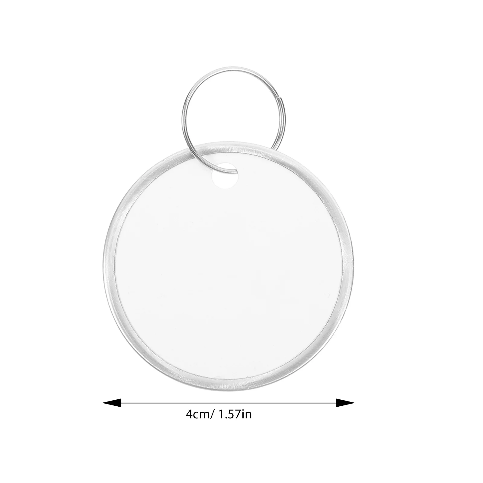 Круглые бумажные бирки с металлической - Фотография_2