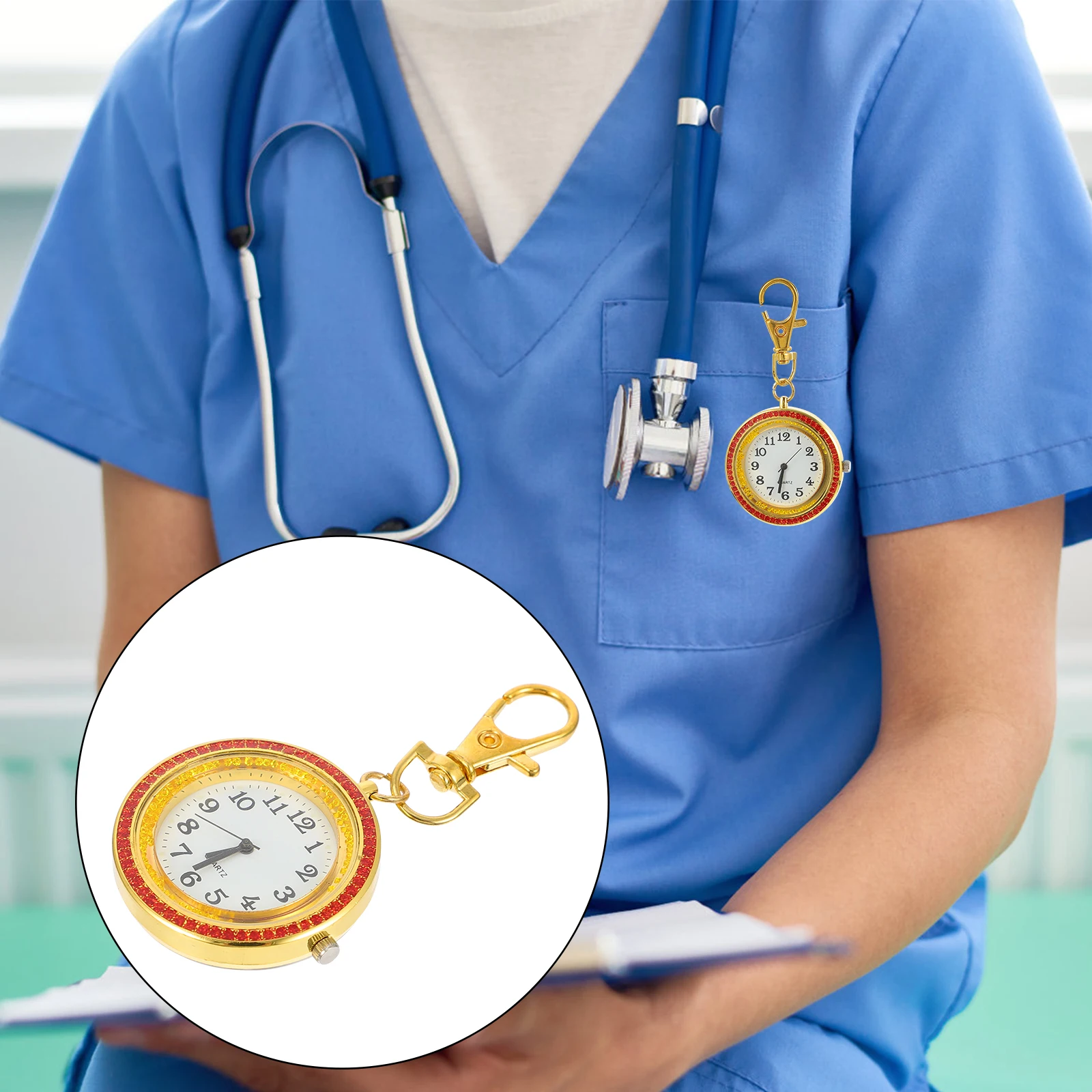 Карманные часы из цинкового сплава - Фотография_5