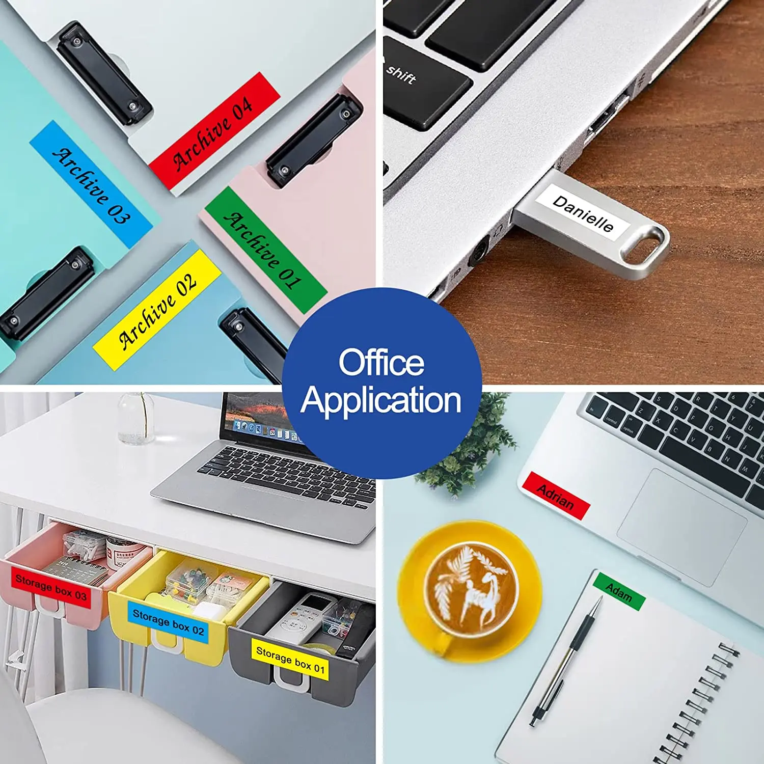 Лента для этикеток 6 мм/9 мм/12 мм 231 221 211 - Фотография_6