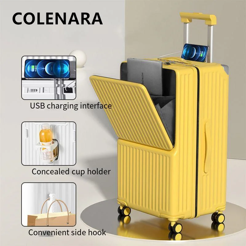 Чемодан для ноутбука colenara с передним отверстием для пк - Фотография_5