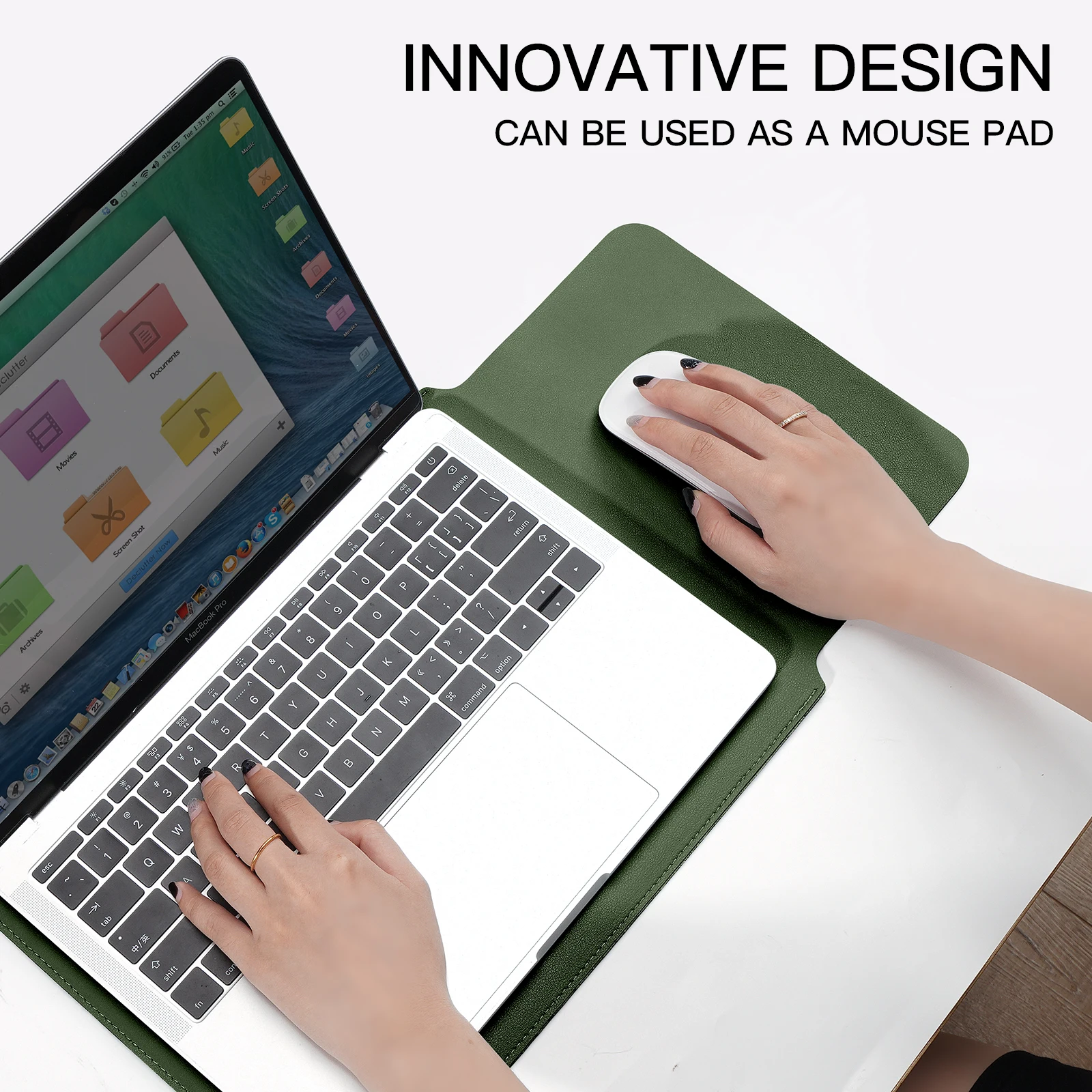 Чехол для ноутбука apple macbook air pro 13 m1 m2 m3 - Фотография_5