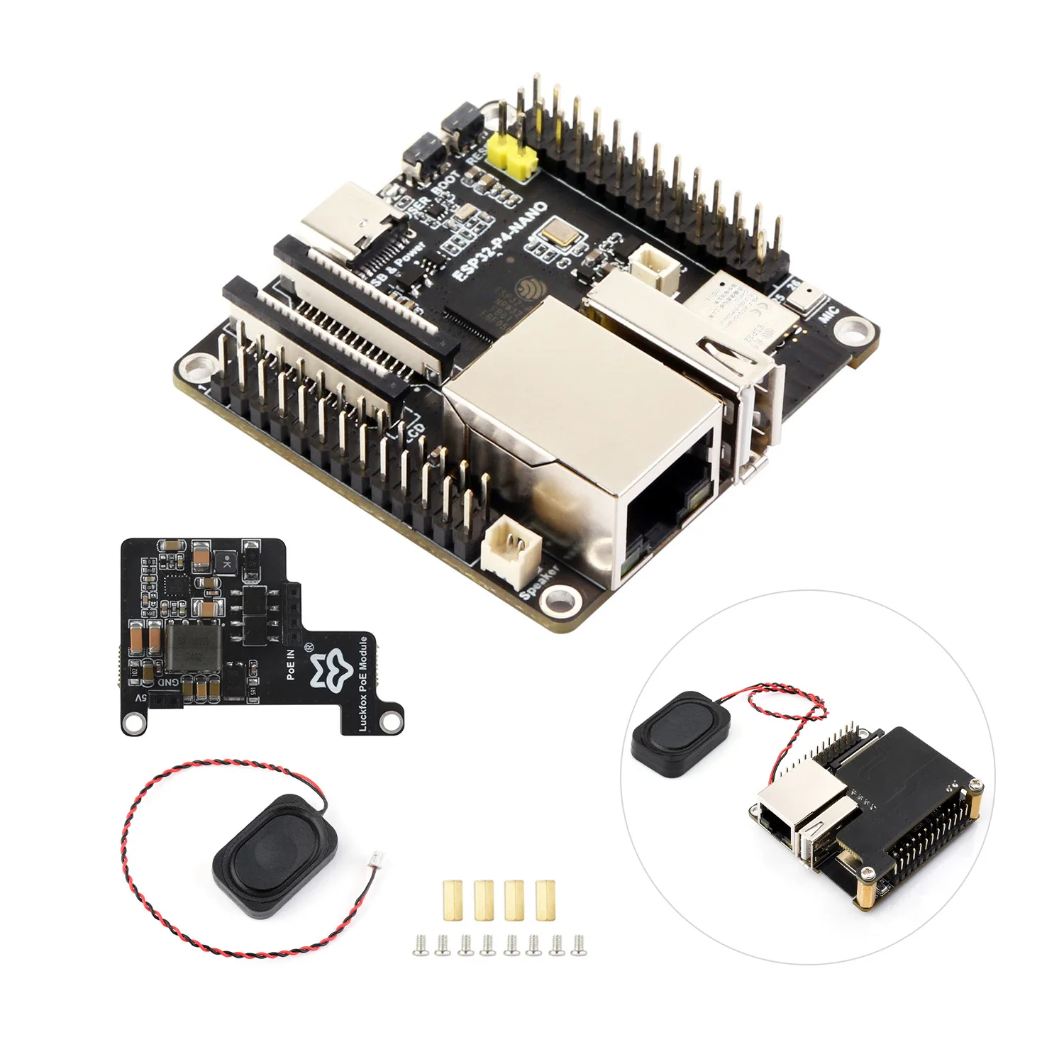 Плата разработки waveshare esp32-p4-nano