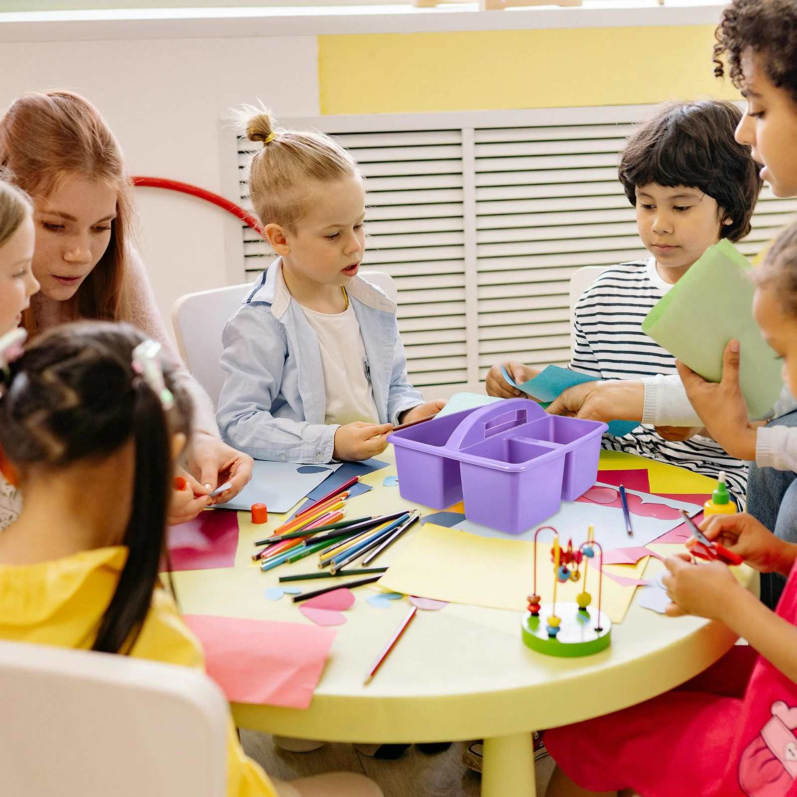 Портативная корзина для хранения школьного класса - Фотография_4