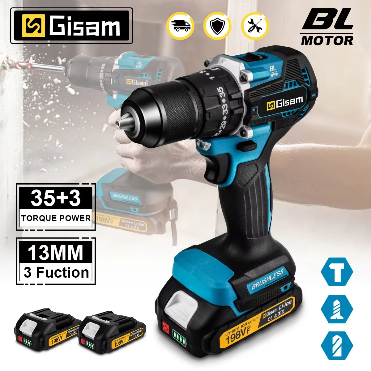 Gezione 65 нм 13 мм 35 + 3 крутящего
