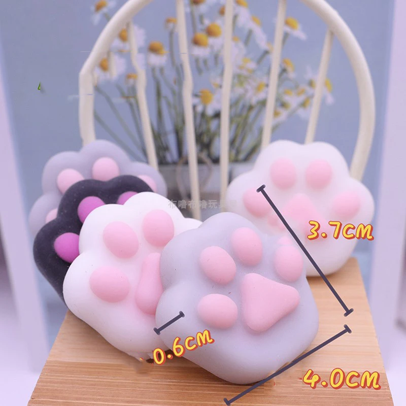 Kawaii mini squishy cat paw pinch - Фотография_3