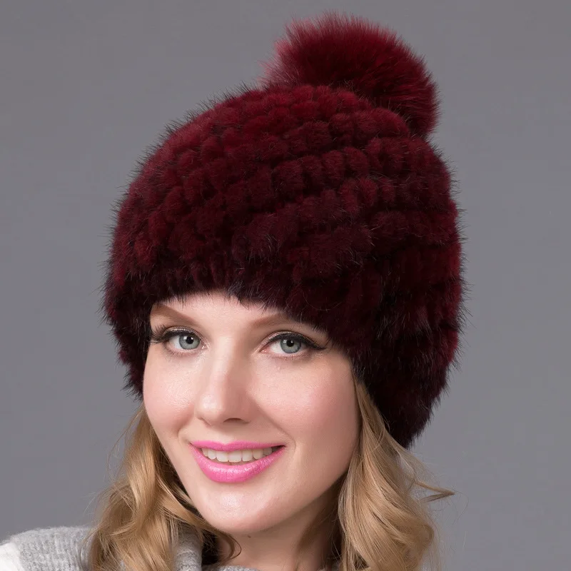 Новые европейские и американские норковые шапки с ананасами - Фотография_2