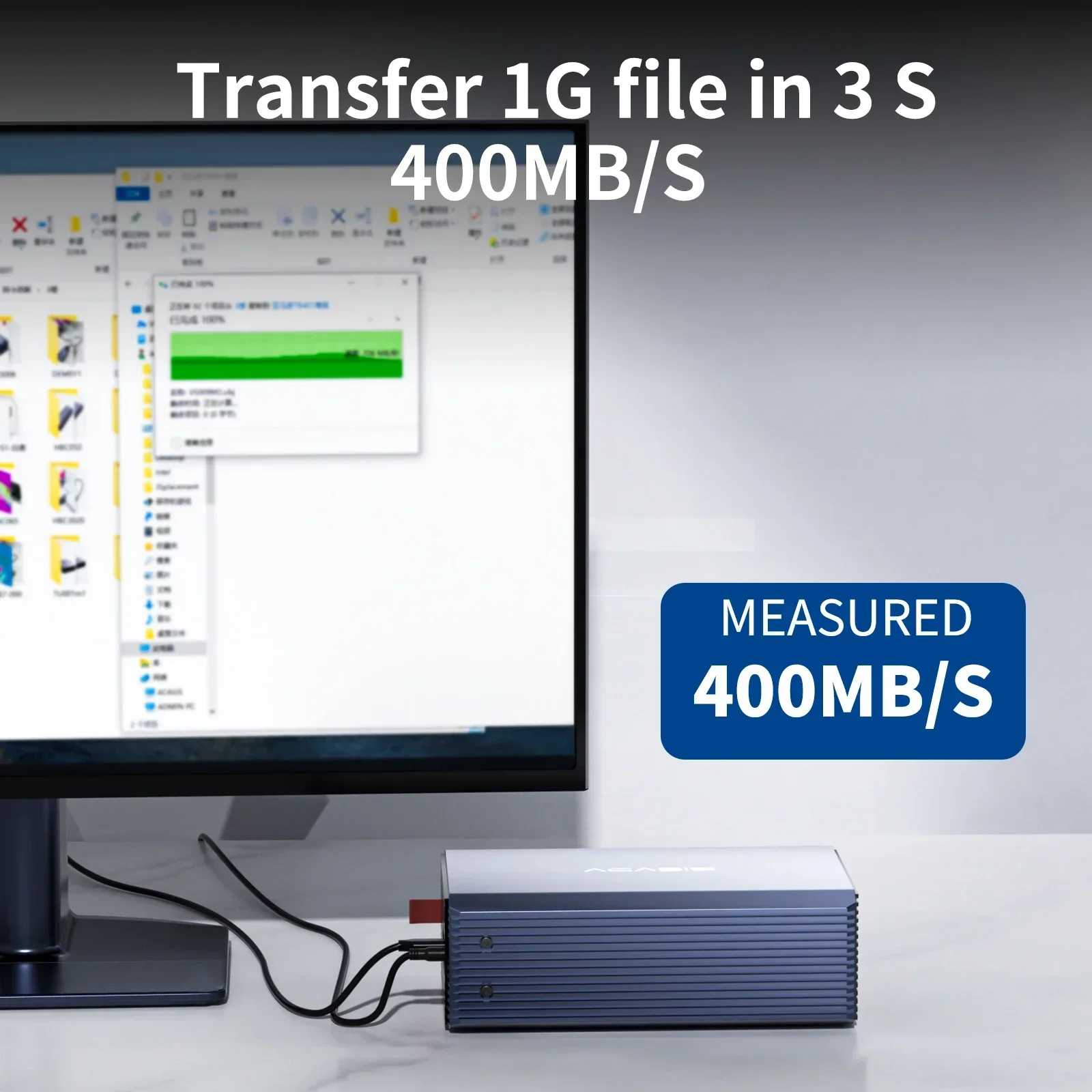 Корпус acasis dual bay hdd/ssd корпус 3 - Фотография_5