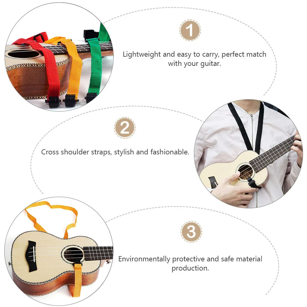 Регулируемый плечевой ремень для гавайской гитары - Фотография_3