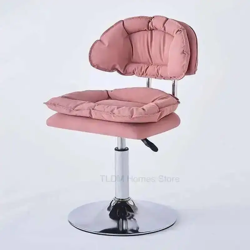 Домашний подъемный вращающийся барный стул со спинкой - Фотография_2