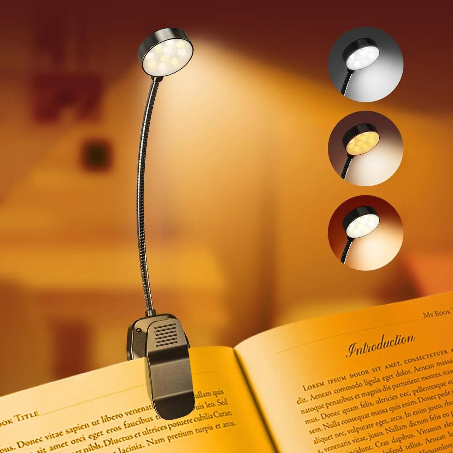 31 светодиодная книжная лампа