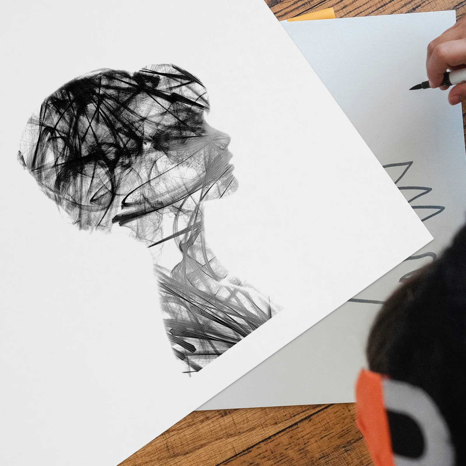 15 листов акварельной 4k толстой бумага для эскизов для рисования - Фотография_5