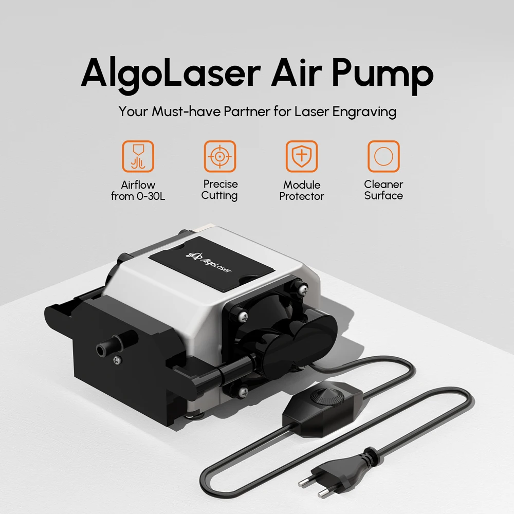 Воздушный насос algolaser 30 л/мин для лазерной гравировки - Фотография_2