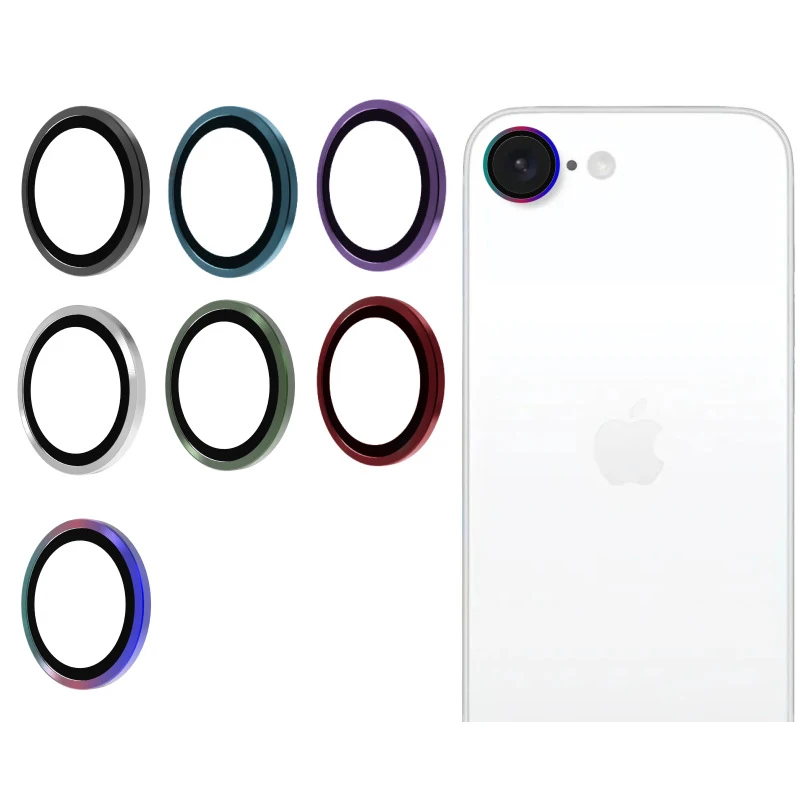 Защитная пленка для камеры из сплава для iphone 16e 2021 - Фотография_6