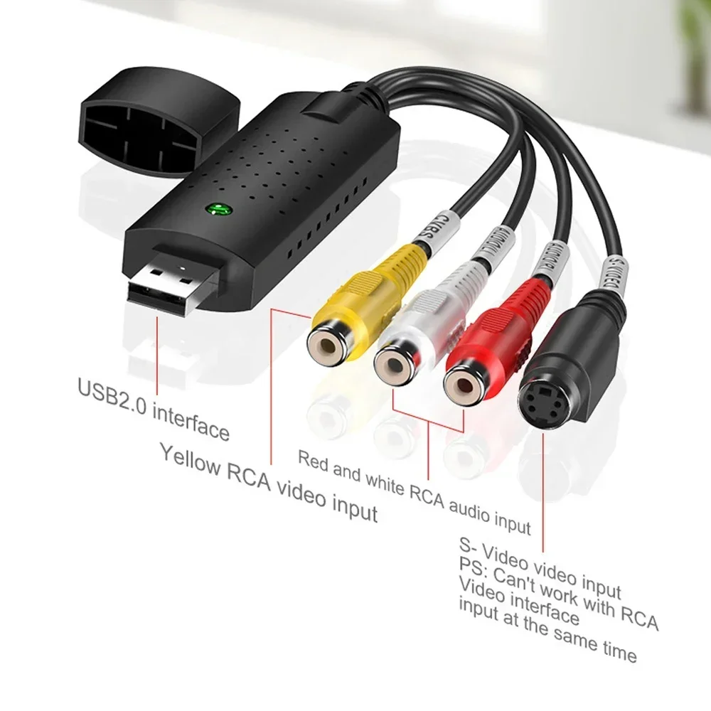 Видеоконвертер аудио vhs в цифровой преобразователь usb 2