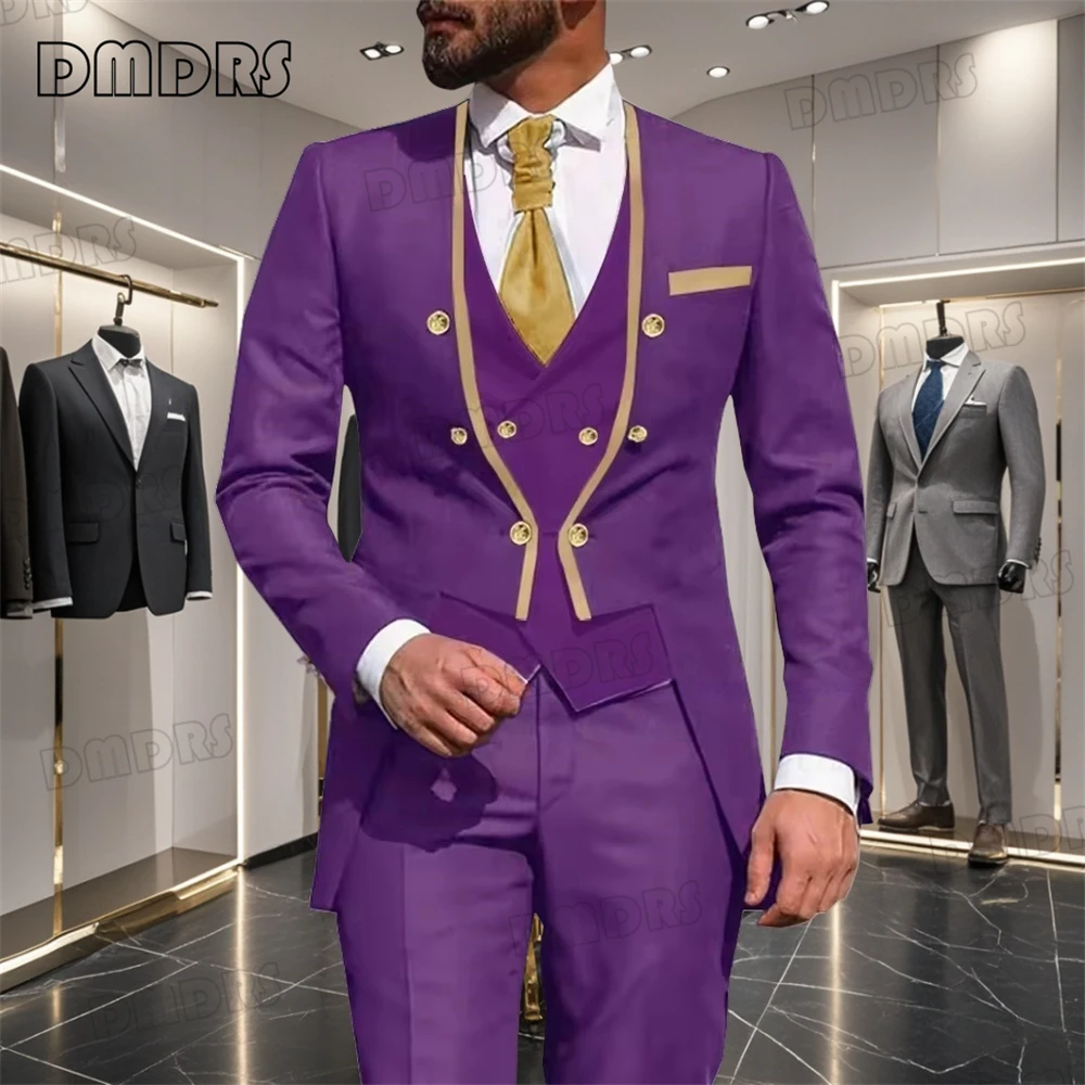 Комплект из 3 брюк-смокинг для мужчин - Фотография_5