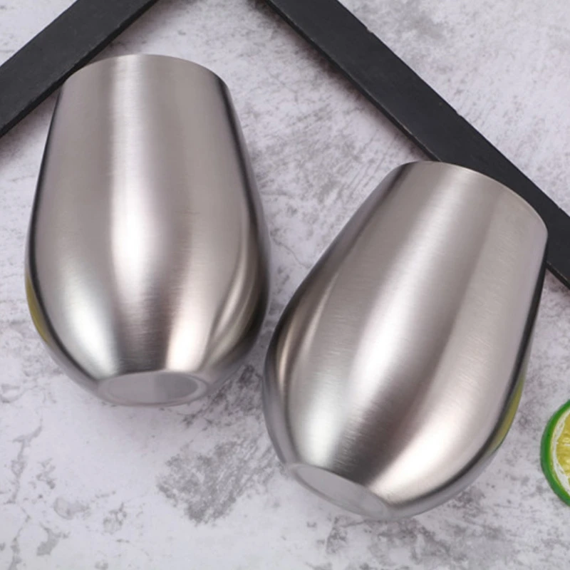 Стальные винные бокалы из нержавеющей - Фотография_5