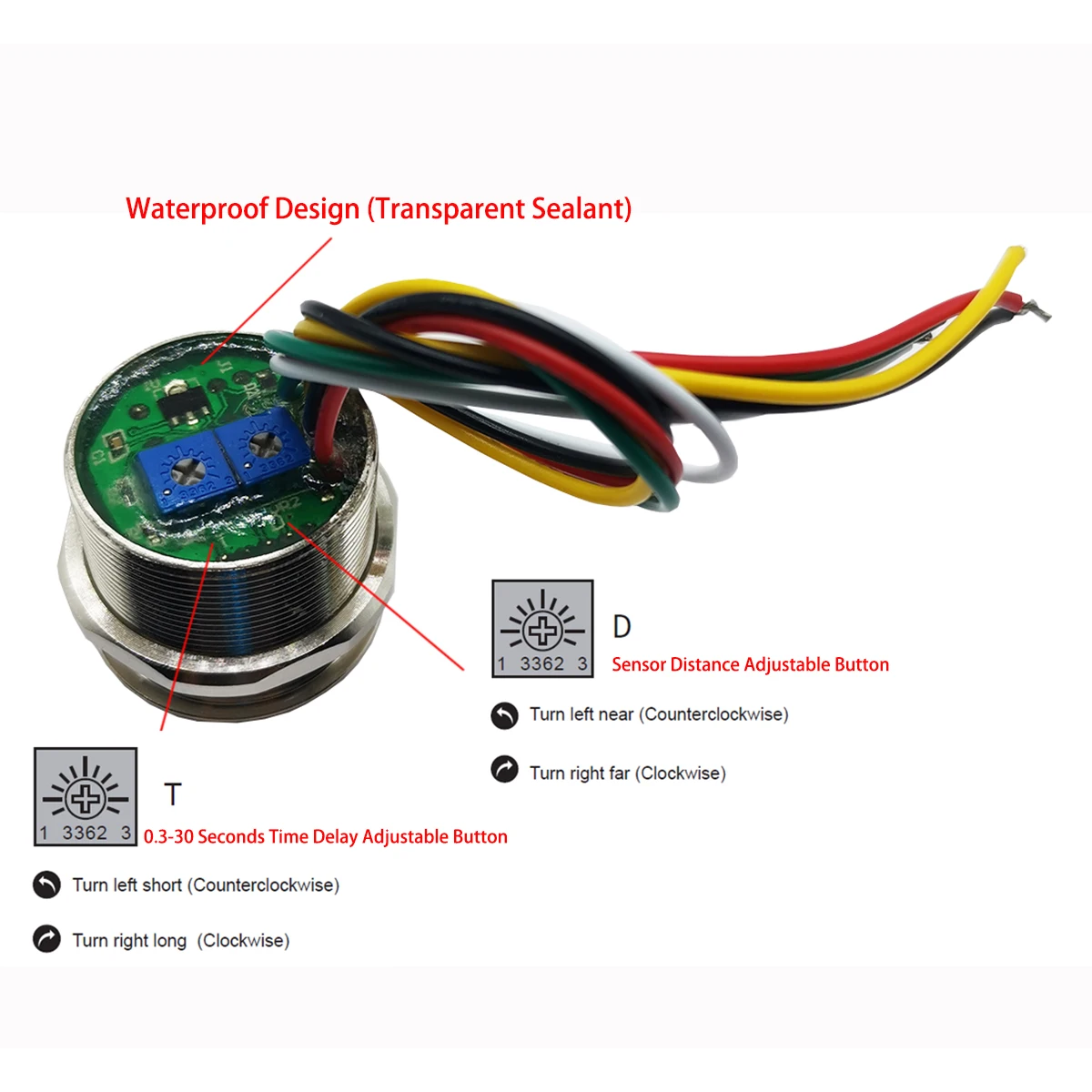 Dc12v 24v светодиодный переключатель с задержкой времени - Фотография_3