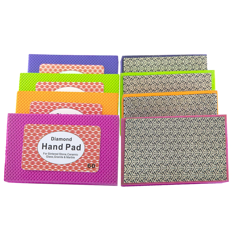 Гальваника алмазная ручная полировальная подушечка для плитки - Фотография_5