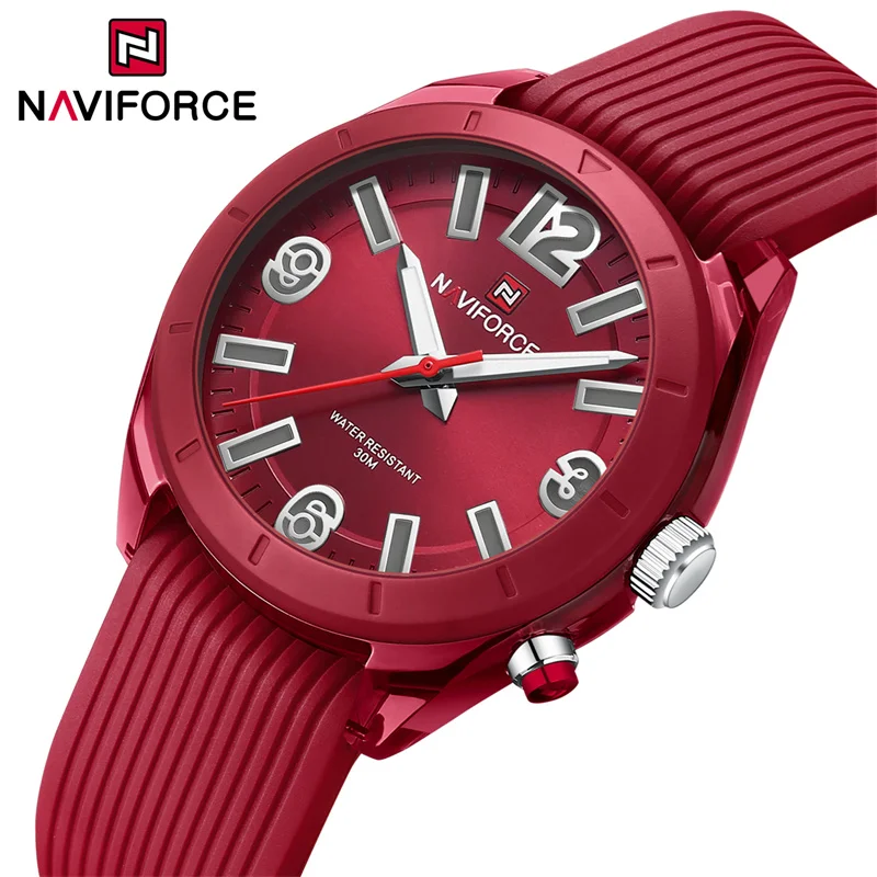 Naviforce женские модные часы водонепроницаемые
