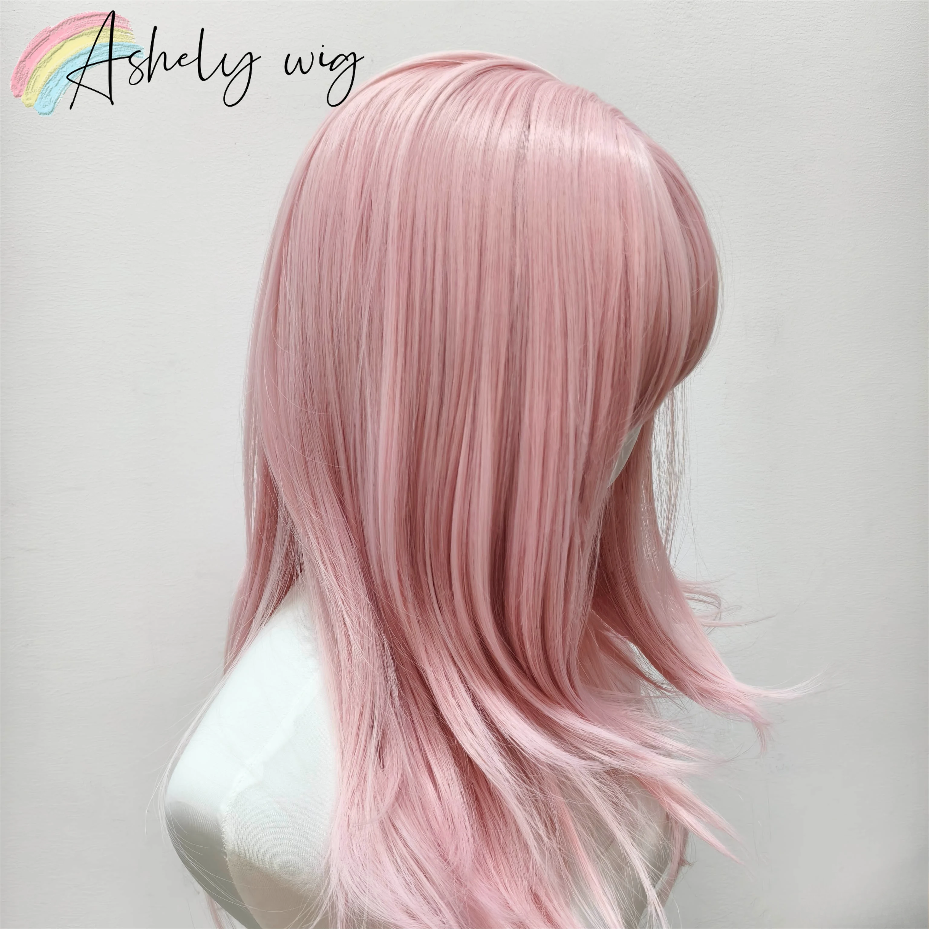 Попельно-розовый парик лолита - Фотография_2