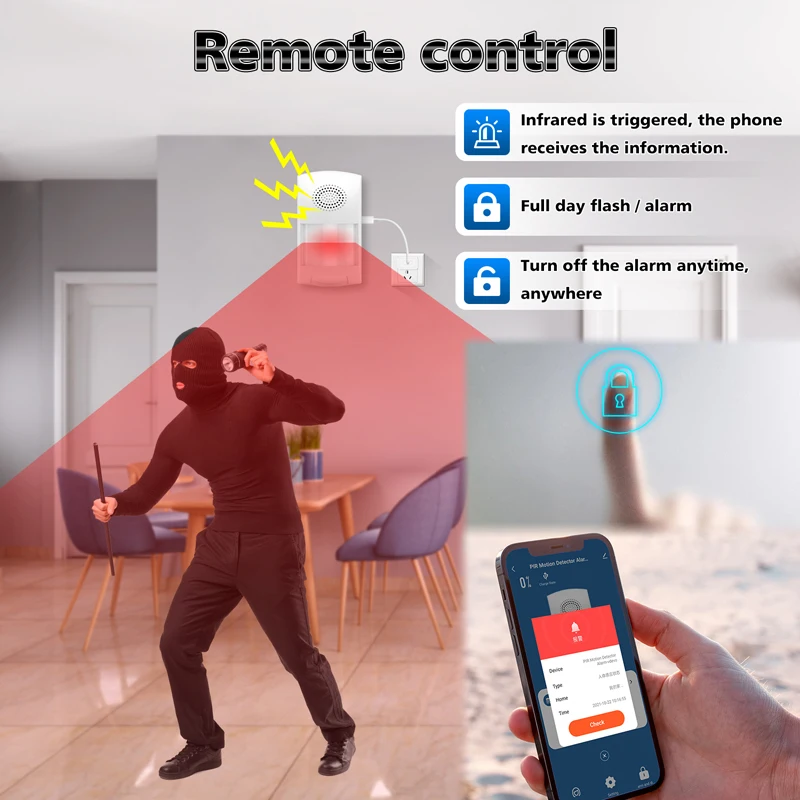 Tuya инфракрасный wifi pir датчик - Фотография_3