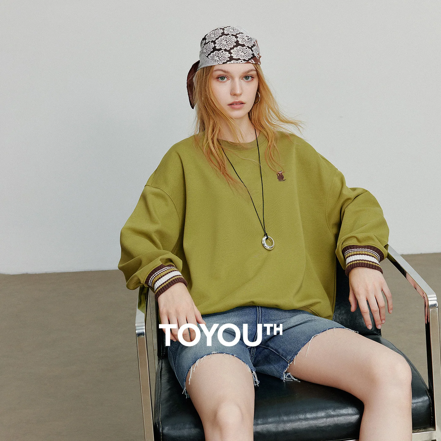 Toyouth женский пуловер с капюшоном