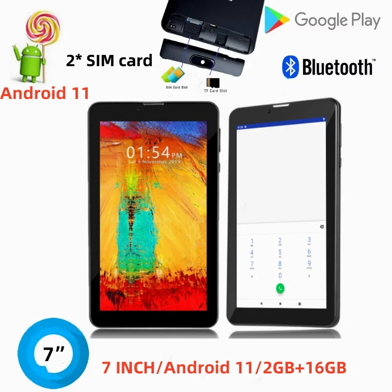 Лидер продаж, 7-дюймовый планшетный пк android 11