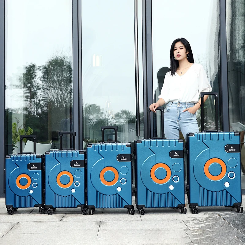 Новый модный дорожный чемодан с алюминиевой рамой - Фотография_4