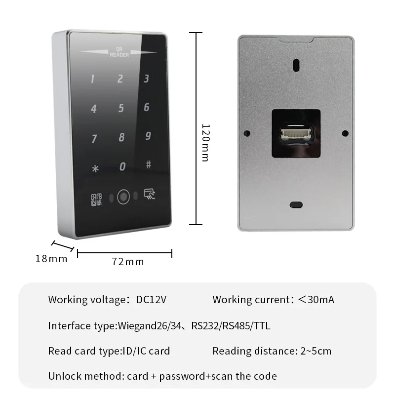 125 кгц id rfid wiegand считыватель - Фотография_3