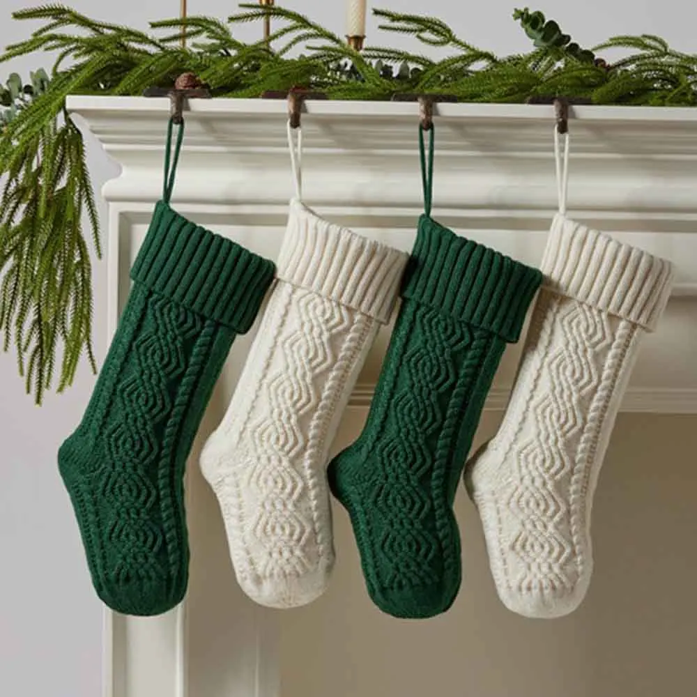 Рождественские носки с персонализированным вышитым именем - Фотография_4