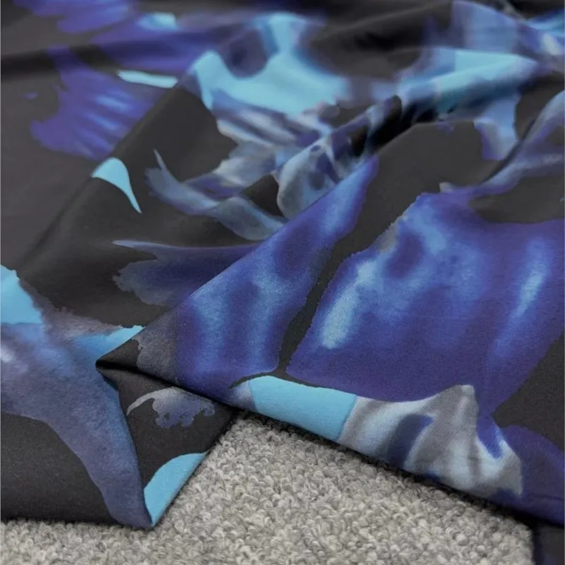 100% шелковая двойная креповая ткань - Фотография_2