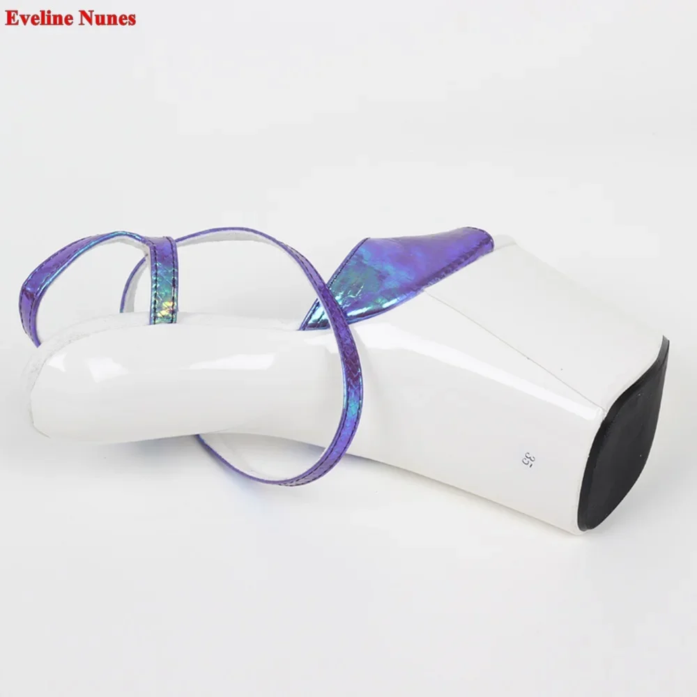 Красочные босоножки без каблука - Фотография_5