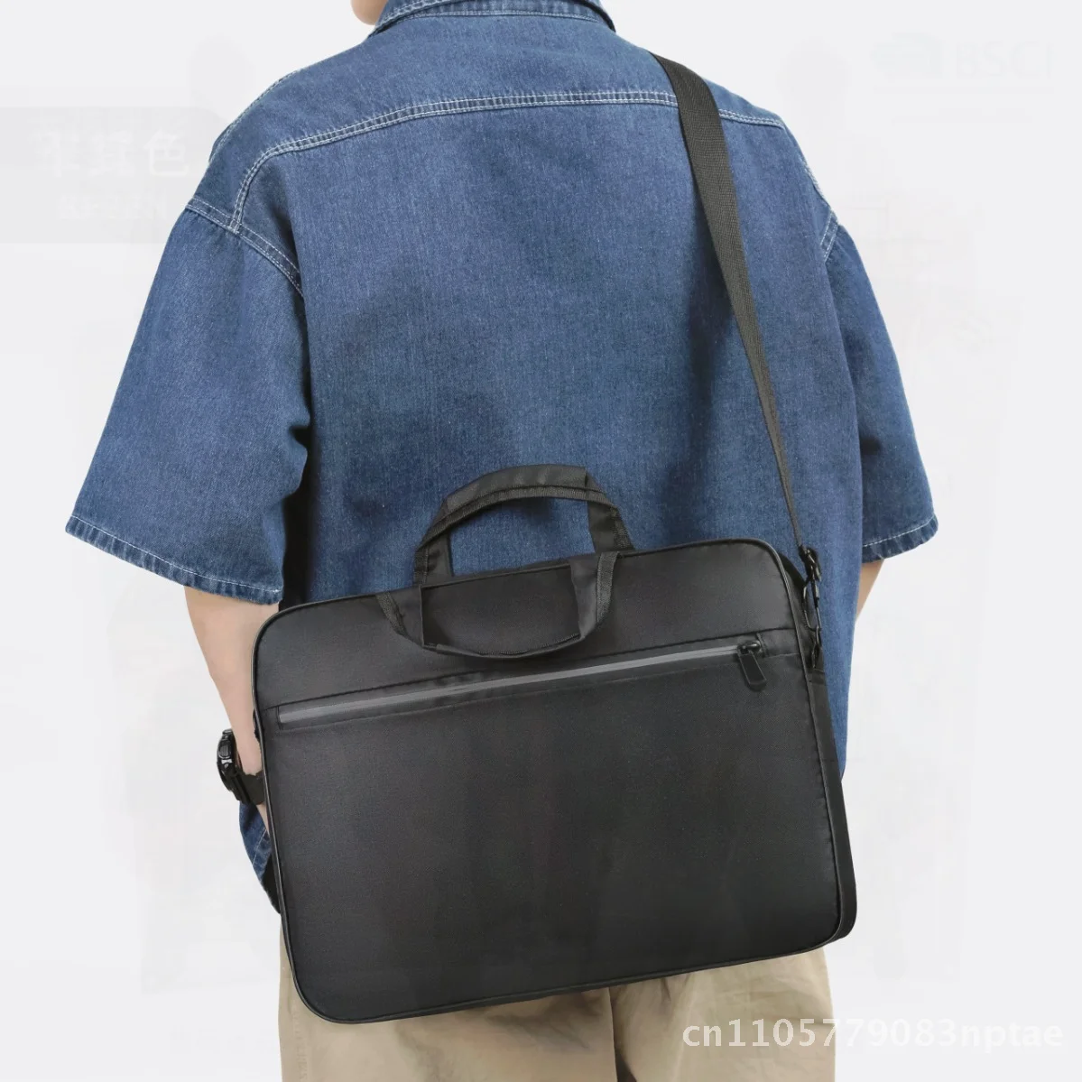 Модный однотонный трансграничный портфель - Фотография_2