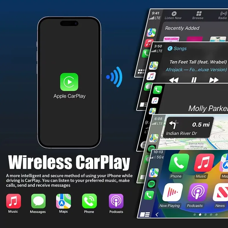Беспроводной carplay android auto - Фотография_4