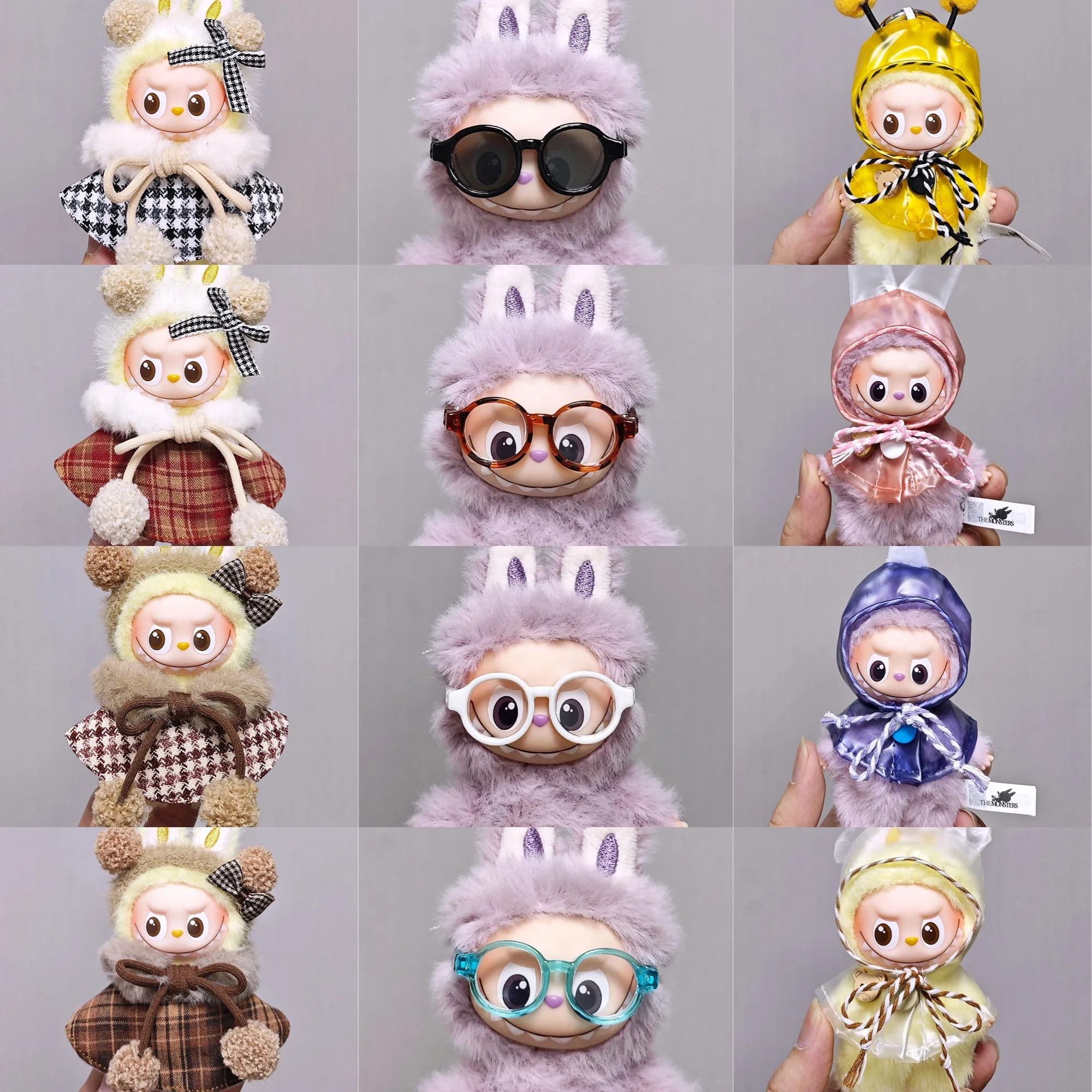 Мини-набор одежды labubu с сердечным кодом 4-го поколения на 10 см