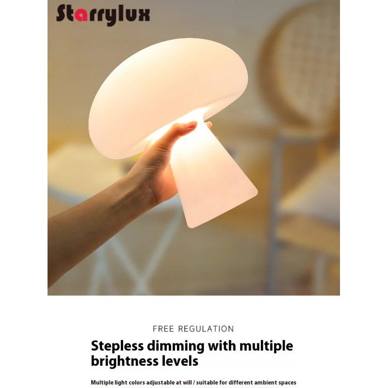 Usb перезаряжаемая грибная лампа - Фотография_6