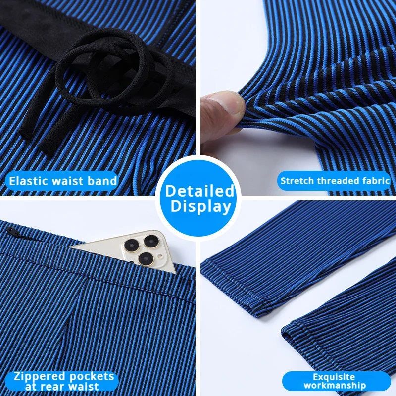 Мужские тренировочные компрессионные брюки для марафона - Фотография_4