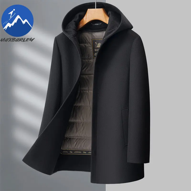 Maxbarley зимнее кашемировое пальто - Фотография_5