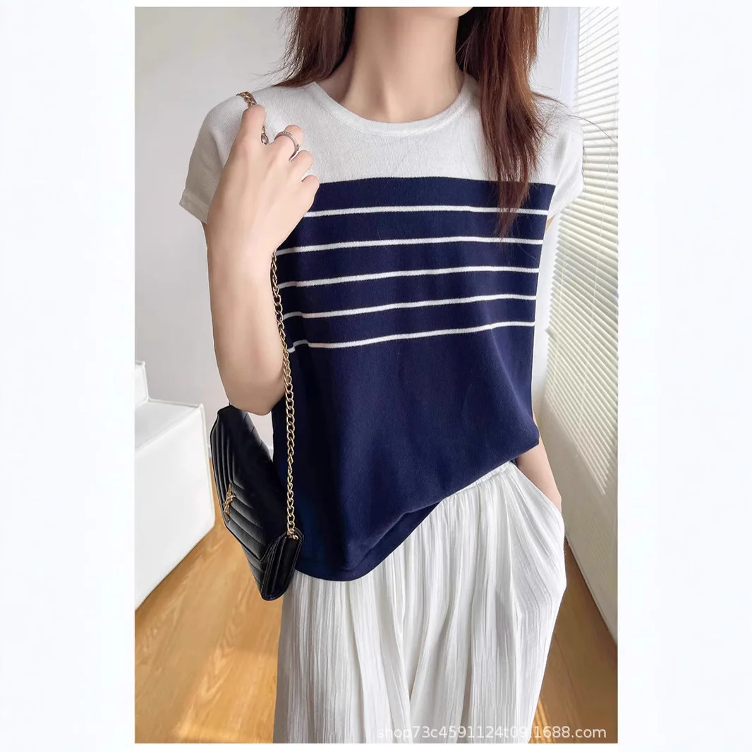 Модный и западный стиль ~ полосатая - Фотография_2