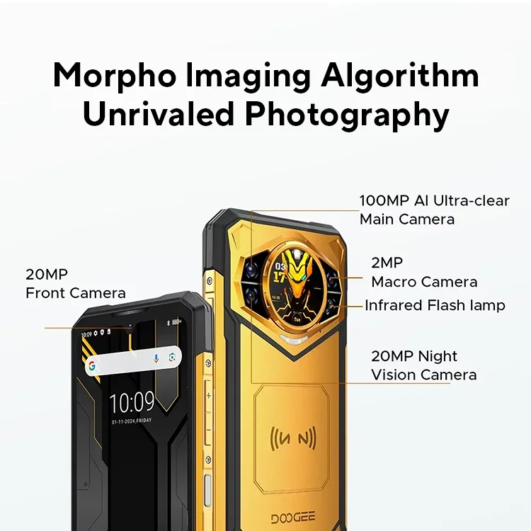 Мировая премьера doogee s200 x 5g прочный телефон 12 + 512 гб смартфон 6 - Фотография_2