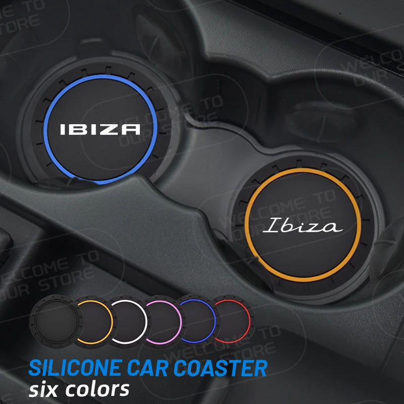 Автомобильная силиконовая подставка для ibiza logo 6l mk4 fr line tsi tdi