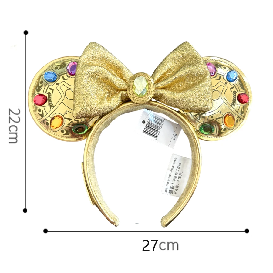 Повязка на голову с ушками микки мауса disney princess - Фотография_6