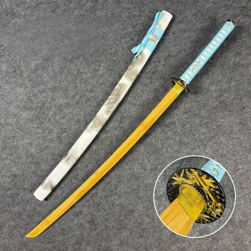 Дюйма мечи катаны с ноутбуком самурайские