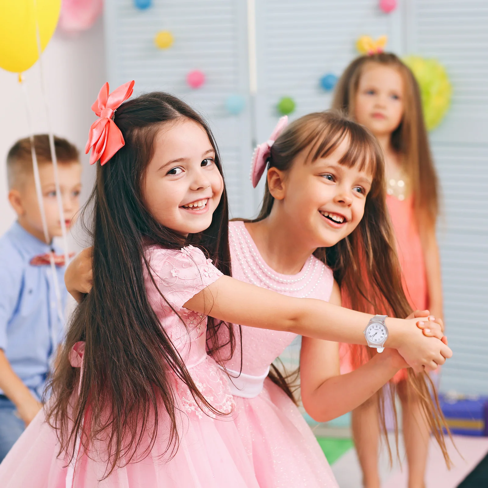 Стильные пластиковые детские модные часы для тренировок и обучения - Фотография_2