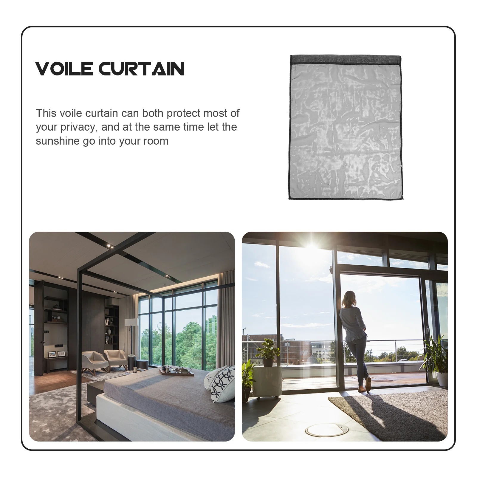 Короткая прозрачная занавеска - Фотография_5