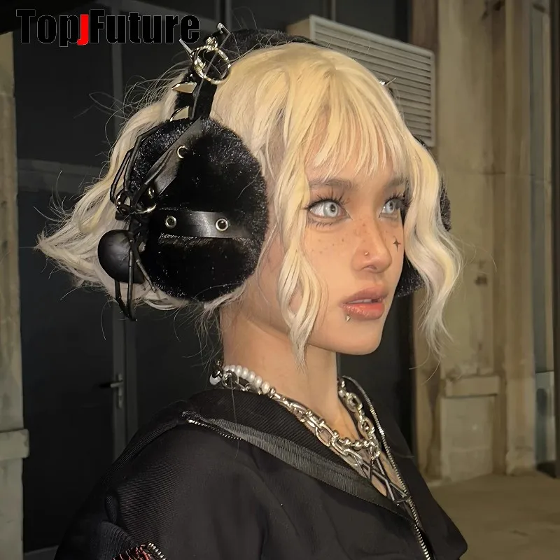 Готические наушники в стиле "лолита" - Фотография_4